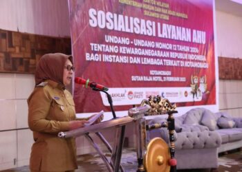 Walikota Kotamobagu Hadiri Sosialisasi Layanan AHU, yang Diselenggarakan oleh KemenkumHAM