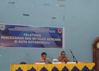 BPBD Kotamobagu Lakukan Sosisalisasi Mitigasi Bencana Dini kepada Perangkat Desa dan Kelurahan