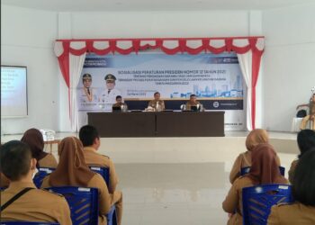 Sekda Kotamobagu Buka Sosialisasi Peraturan Presiden Nomor 12 Tahun 2021