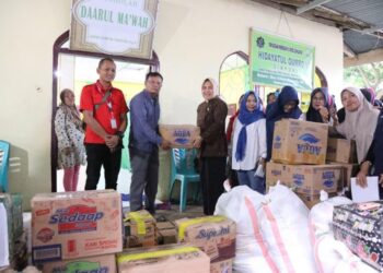 Peduli Sesama, Tatong Bara Salurkan Bantuan Kepada Korban Musibah Alam di Kota Manado