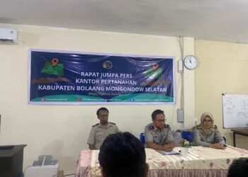 Gelar Jumpa Pers, Kepala Kantor BPN Bolsel: Lawan Mafia Tanah dengan Cara Ini