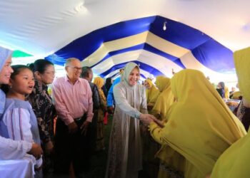 Hadiri Halal Bihalal di Kotamobagu Timur, Tatong Bersama Warga