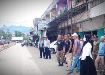 Tim Terpadu Pemkot Mulai Giat Tertibkan dan Penataan Kembali Pasar 23 Maret