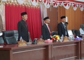 Ketua DPRD Bolsel Pimpin Paripurna Pembicaraan Tingkat I Ranperda dan Ranperbub