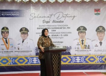 Walikota Tatong Bara Terima Kunjungan Kerja Bupati dan Wakil Bupati Minahasa Tenggara