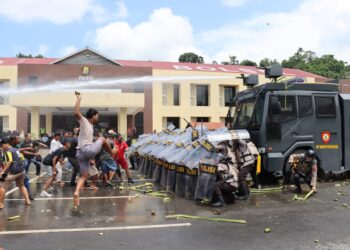 Jelang Pengamanan Pemilu 2024, Polres Bolsel Sukses Gelar Sispamkota