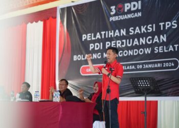 Persiapan Menghadapi Pemilihan Umum 2024, PDI Perjuangan Bolsel Gelar Pelatihan Saksi Pemilu