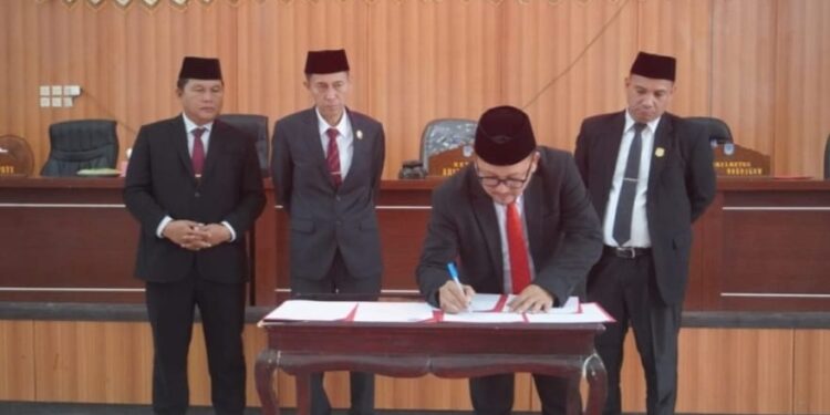DPRD Bolsel Gelar Paripurna Tahap II  Penyampaian Rekomendasi LKPJ Kepala Daerah Tahun Anggaran 2023