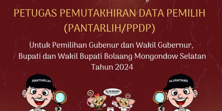 KPU Bolsel Buka Pendaftaran Pantarlih Pilkada 2024, Berikut Persyaratannya !