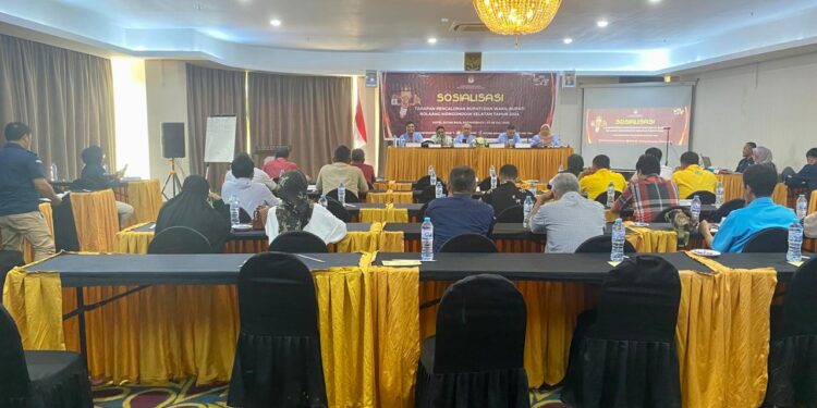 KPU Bolsel Gelar Sosialisasi Tahapan Pencalonan Bupati dan Wakil Bupati Pilkada 2024