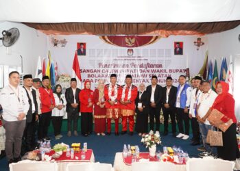 Pasangan “Berkah Jilid II” Resmi Daftar di KPU Bolsel, Optimis Menang 85 Persen