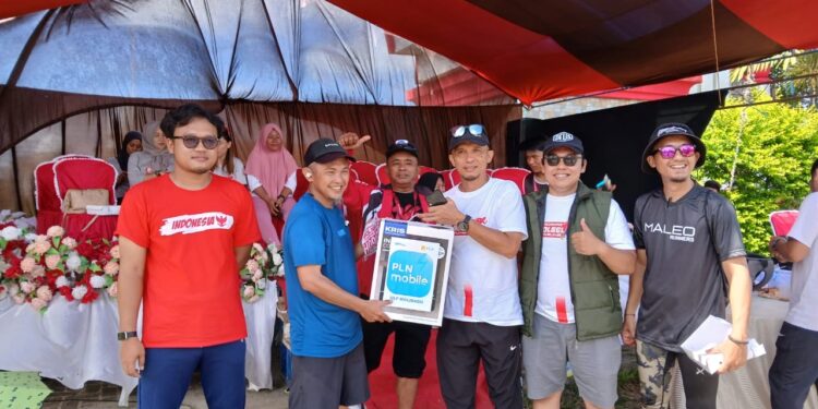 PLN Molibagu Berikan Puluhan Doorprize di Fun Run Haornas Bolsel
