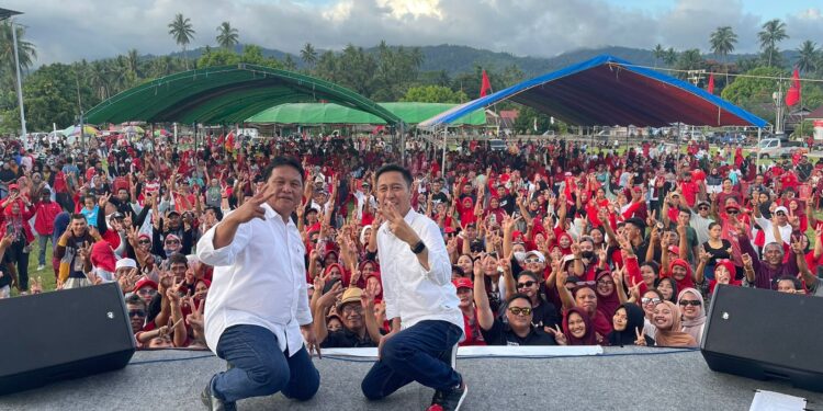 Pasangan Iskandar-Deddy Tetap Fokus Meski Dihujat, Kampanye Pilkada Bolsel 2024 Penuh Antusiasme