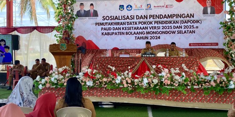 Disdikbud Bolsel Gelar Sosialisasi dan Pendampingan Dapodik PAUD dan Kesetaraan Versi 2025