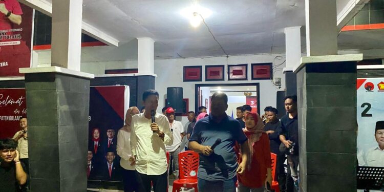 Pasangan Iskandar-Deddy Sambut Kemenangan Berdasarkan Hitung Cepat Pilkada Bolsel