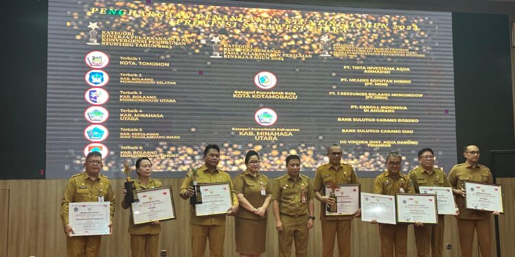 Capai Penurunan Stunting, Pemkab Bolsel Raih Penghargaan Terbaik Ke II Sulut