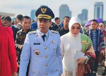 Walikota dan Wakil Walikota Kotamobagu Terpilih Tiba di Istana Presiden untuk Prosesi Pelantikan