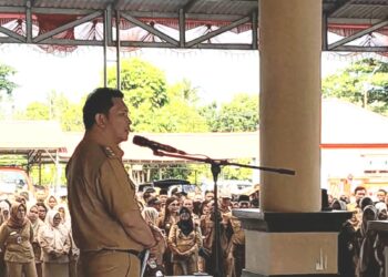 Wabup Dony Lumenta Pimpin Apel Perdana Di Pemkab Bolmong