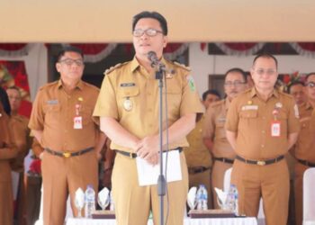 Wakil Bupati Bolmong Dony Lumenta Pimpin Apel Perdana ASN