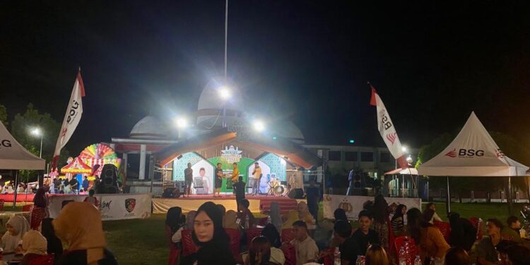 PLN ULP Molibagu Ikut Memeriahkan dan Bagi-bagi Doorprize di Bolsel Ramadhan Fest 2025