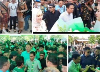 Walikota Kotamobagu dr Weny Gaib Disambut Prosesi Adat Mongondow Usai Retret di Magelang