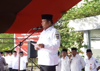 Di Pimpin Wabup Pemkab Bolsel Gelar Apel Perdana, Deddy: Minta Kedisiplinan ASN