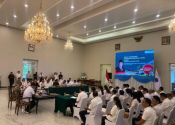 Wabup Dony Lumenta Hadiri Rakor Program 3 Juta Rumah Bersama Gubernur YSK