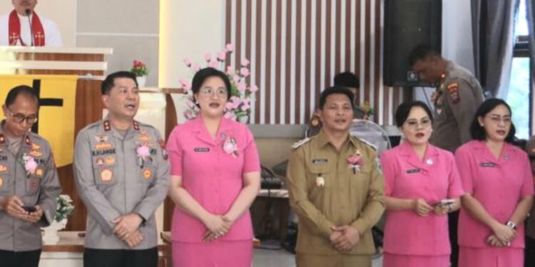 Wabup Bolmong Dony Lumenta Hadiri Peresmian Gereja Masehi Injil Lahai Roi Oleh Kapolda Sulut