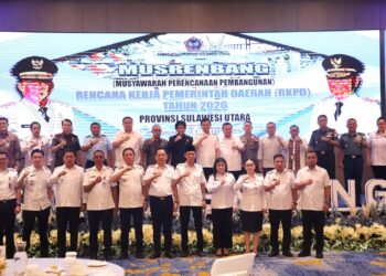 Bupati Iskandar Kamaru Hadiri Musrenbang RKPD Sulut 2026