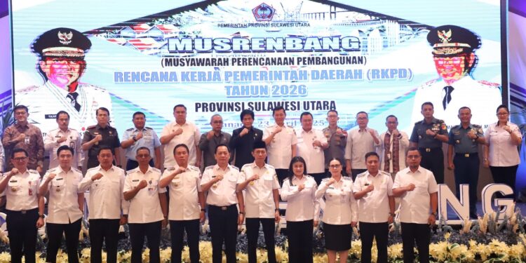 Bupati Iskandar Kamaru Hadiri Musrenbang RKPD Sulut 2026