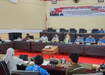DPRD Kotamobagu Gelar Ranperda BUMD Air Minum Bukaka Naton