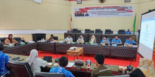 DPRD Kotamobagu Gelar Ranperda BUMD Air Minum Bukaka Naton