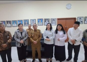 Bahas Kampus Moderasi Bupati Yusra Terima Kunjungan Rektor Kampus IAKN Manado