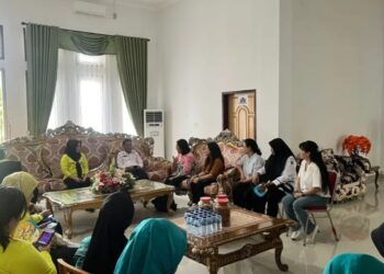 Kunjungi Dinas Kesehatan Propinsi Dan Audens Dengan CHAI Ketua TP-PKK Kalsum Alhabsy Perkuat Penanganan Stunting Di Bolmong