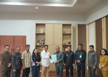 Irawan Paputungan Resmi Nahkodai PD Gadasera Bolmong,Ini Pesan Bupati Bolmong,