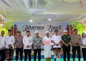 Bupati Bolmong Hadiri Perayaan Umat Hindu Dharma Santi Nyepi Di Desa Kembang Merta