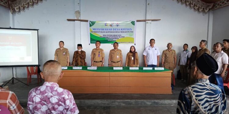 Pemkot Kotamobagu Tuntaskan Pembentukan Koperasi Merah Putih di Seluruh Desa dan Kelurahan