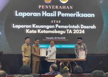 Kotamobagu Kembali Raih Opini WTP dari BPK, Walikota: Ini Kerja Kolektif yang Harus Dipertahankan