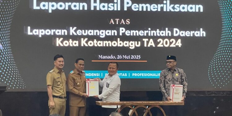Kotamobagu Kembali Raih Opini WTP dari BPK, Walikota: Ini Kerja Kolektif yang Harus Dipertahankan