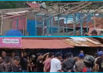 Pemkab Bolmong Di Bantu Pemkot Manado Tertibkan Lahan Di Karang Ria Dengan Aman Dan Kondusif