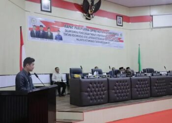 Wawali Kotamobagu Hadiri Penyerahan SK Rekomendasi Pansus LKPJ Walikota 2024