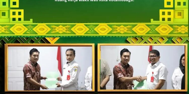 Wawali Rendy V Mangkat Serahkan SK Plh 5 Pejabat Pemkot Kotamobagu