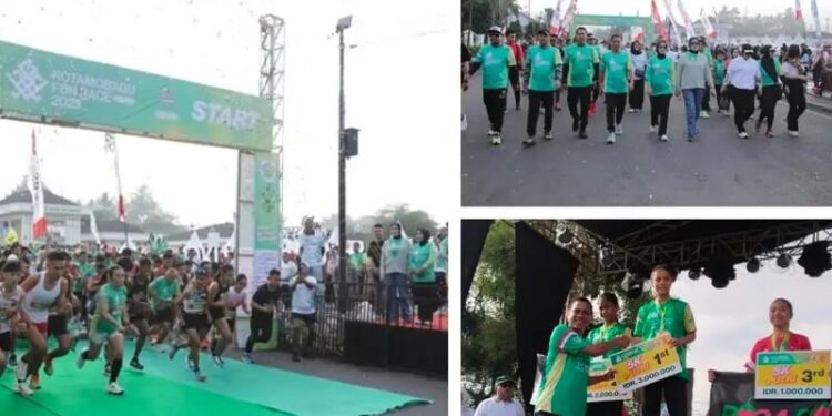 Walikota Weny Gaib Lepas Ribuan Peserta Kotamobagu Fun Race 2025