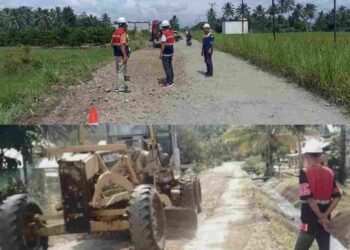 Sesuai Janji Politik Yusradon,Ruas Jalan Dumoga-Mopuya Mulai Di Perbaiki