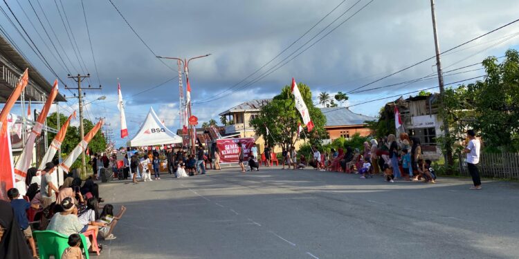 Meriahkan HUT RI Ke-80, Karang Taruna Desa Popodu Bersama KKP UG Gelar Serangkaian Lomba