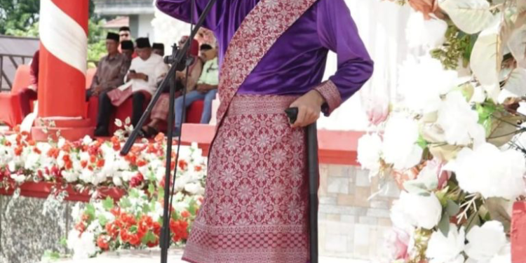 Bupati Iskandar Pimpin Upacara Peringatan HUT ke-17 Kabupaten Bolsel