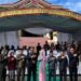 Bupati Bolmong Hadiri Upacara HUT Bhayangkara Ke-79 Bersama Polres Bolmong Di Halaman Kantor Bupati