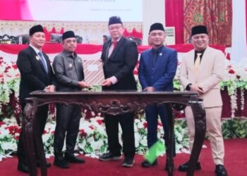 Di Hadiri Bupati Dan Wabup Yusra-Dony,Paripurna DPRD Bolmong Sahkan RPJMD Tahun 2025-2029