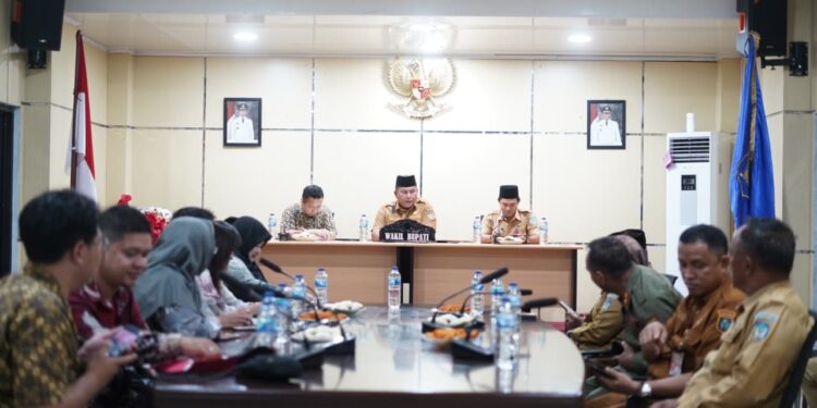 Wabup Deddy Abdul Hamid Terima Tim Audit BPK RI Perwakilan Sulut