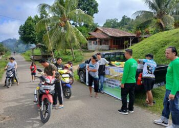 Pemkab Bolmong Melalui Kadis DKP  Pimpin Tim Gerakan Pasar Murah (GPM) Di Tujuh Desa Dumoga Raya